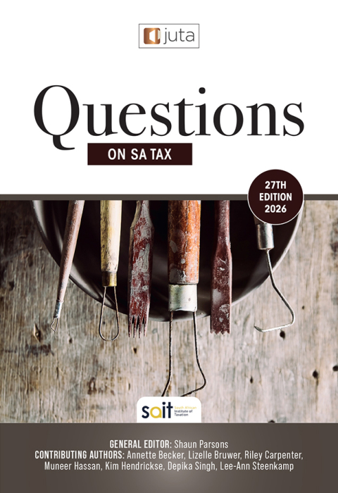 Cover image for book Questions on SA Tax