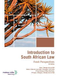 FRESH PERSPECTIVES INTRO TO SA LAW