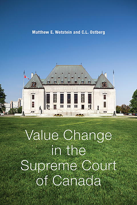 Cover image for book Value Change in the Supreme Court of Canada