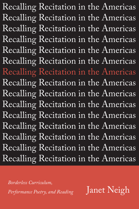 Cover image for book Recalling Recitation in the Americas