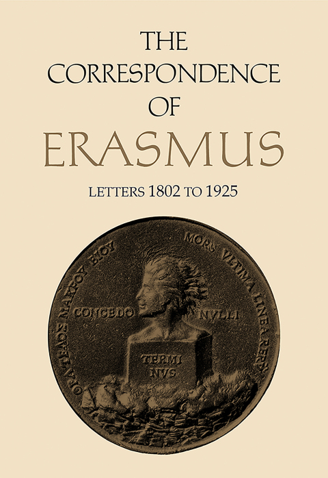 Cover image for book The Correspondence of Erasmus