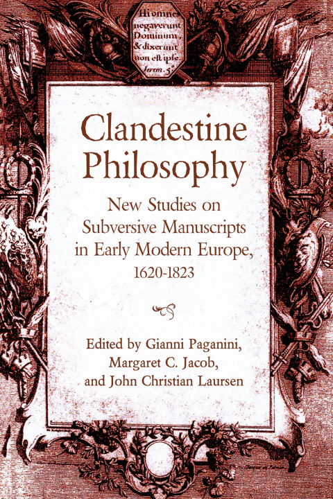 Cover image for book Clandestine Philosophy