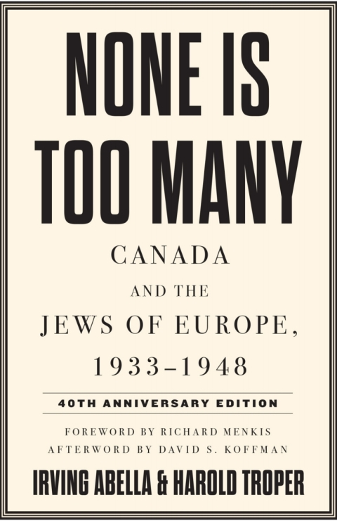 Cover image for book None Is Too Many
