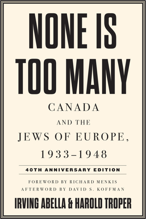 Cover image for book None Is Too Many