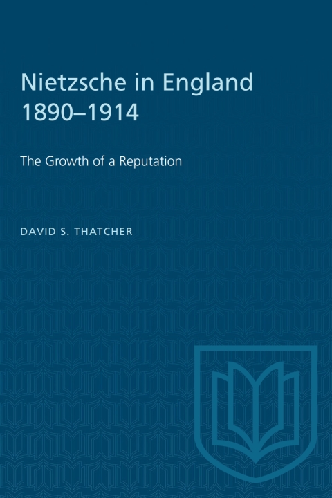 Cover image for book Nietzsche in England 1890–1914