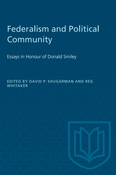 Cover image for book Federalism and Political Community