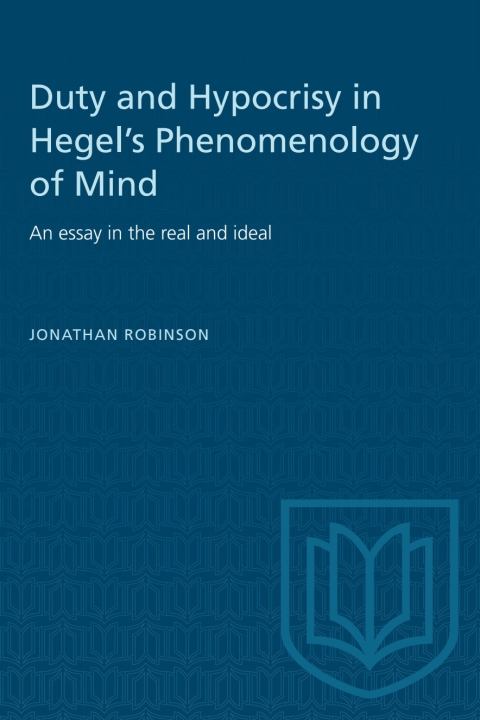 Cover image for book Duty and Hypocrisy in Hegel's Phenomenology of Mind