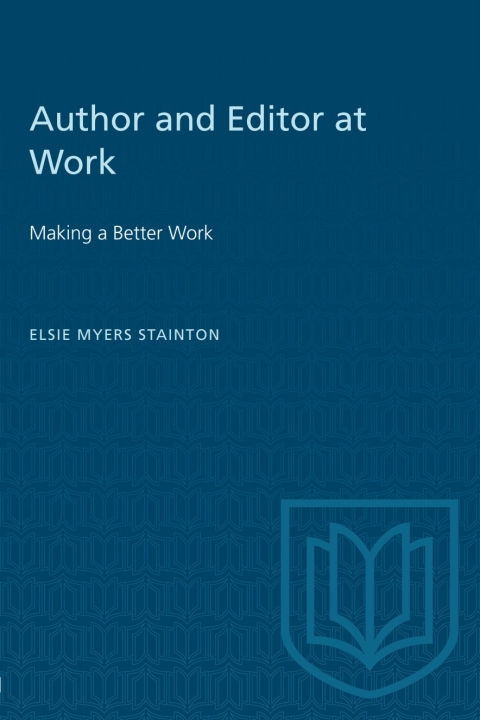 Cover image for book Author and Editor at Work
