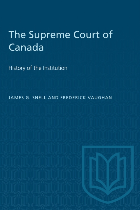 Cover image for book The Supreme Court of Canada