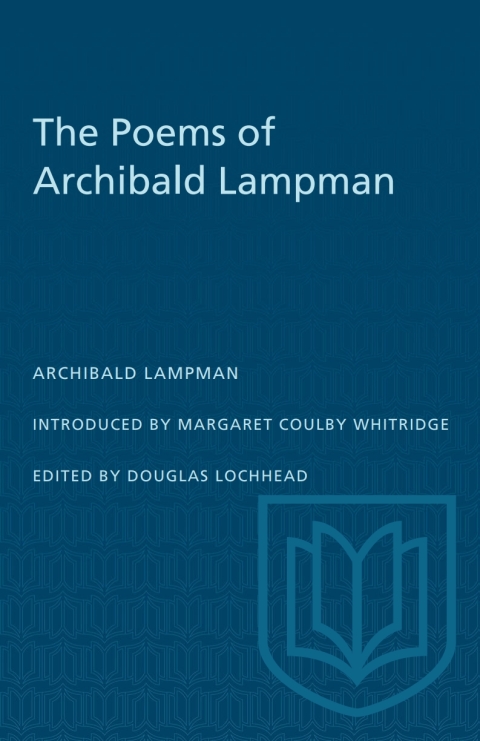 Cover image for book The Poems of Archibald Lampman