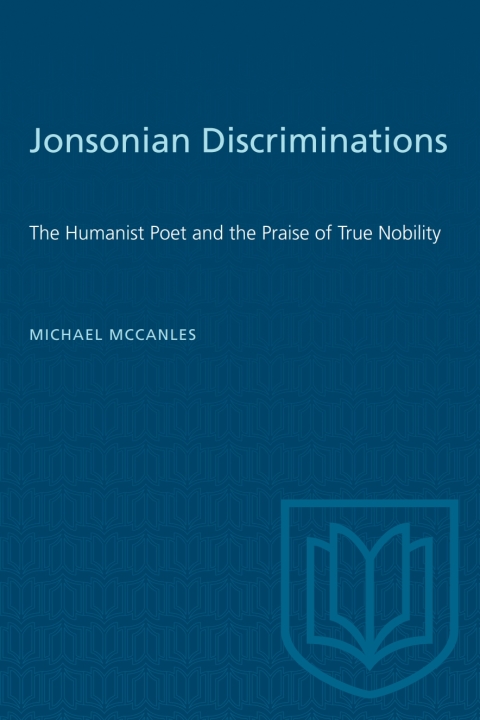 Cover image for book Jonsonian Discriminations