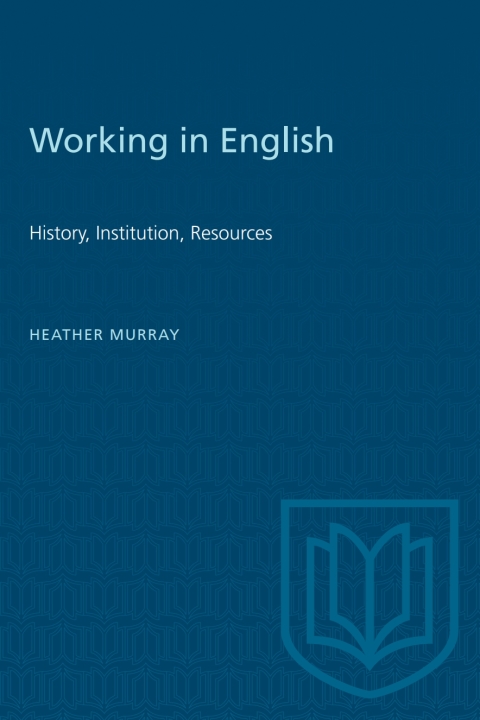 Cover image for book Working in English