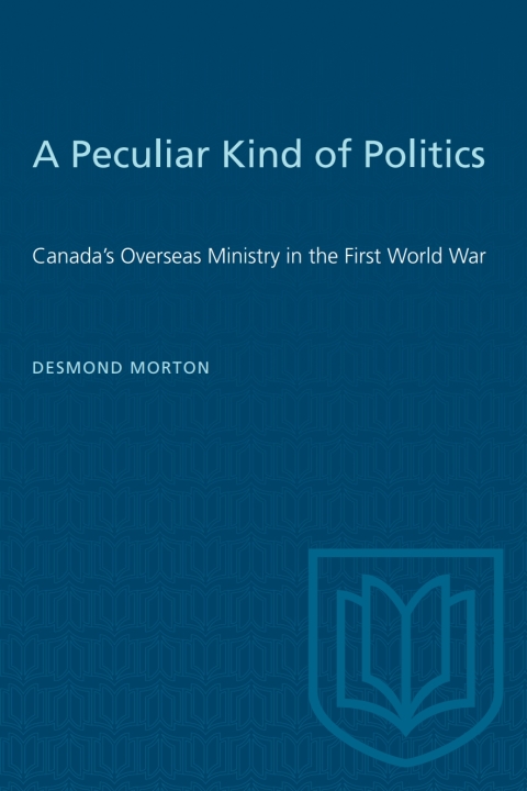 Cover image for book A Peculiar Kind of Politics