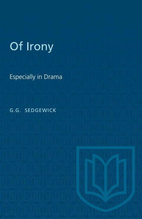 Cover image for book Of Irony