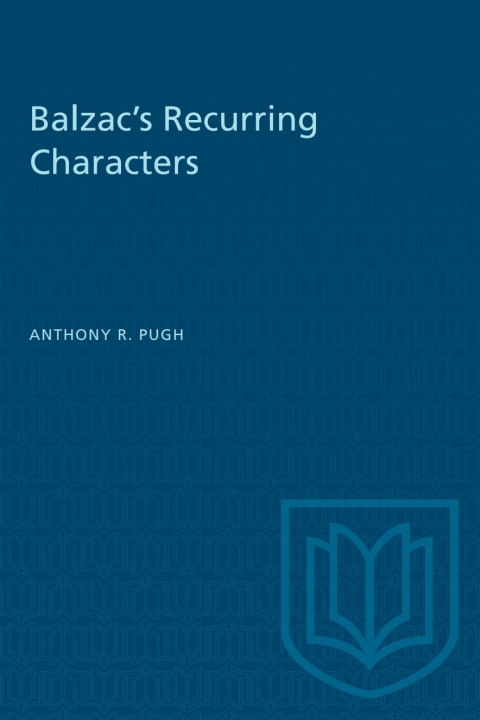 Cover image for book Balzac's Recurring Characters