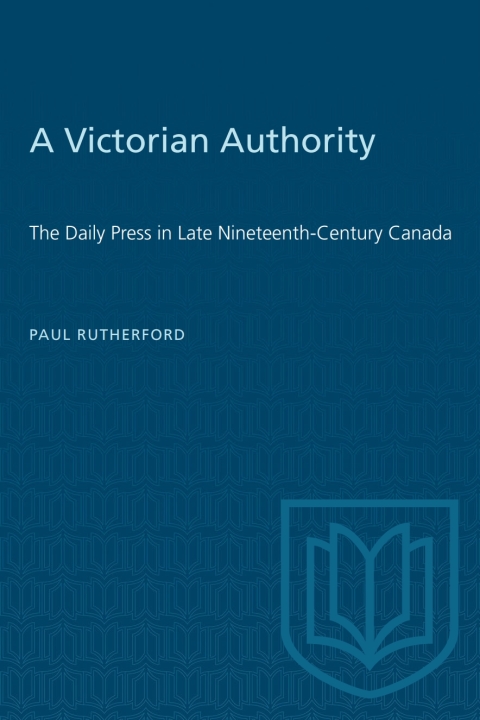 Cover image for book A Victorian Authority