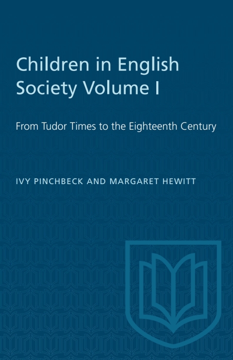 Cover image for book Children in English Society Volume I