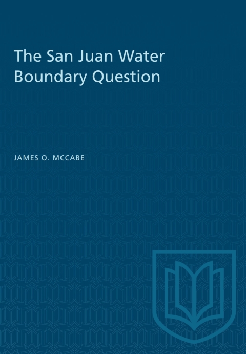 Cover image for book The San Juan Water Boundary Question