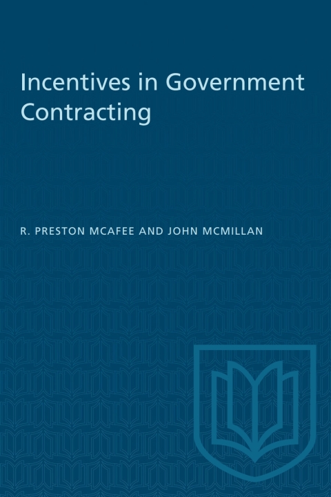 Cover image for book Incentives in Government Contracting