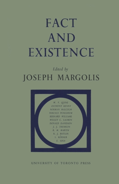 Cover image for book Fact and Existence