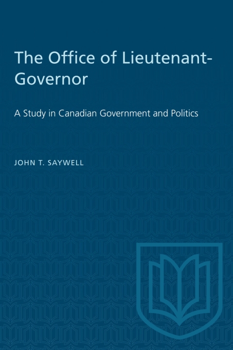 Cover image for book The Office of Lieutenant-Governor