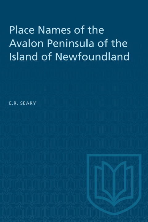 Cover image for book Place Names of the Avalon Peninsula of the Island of Newfoundland