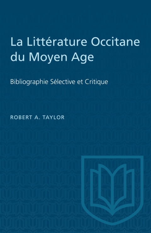 Cover image for book La Littérature Occitane du Moyen Age