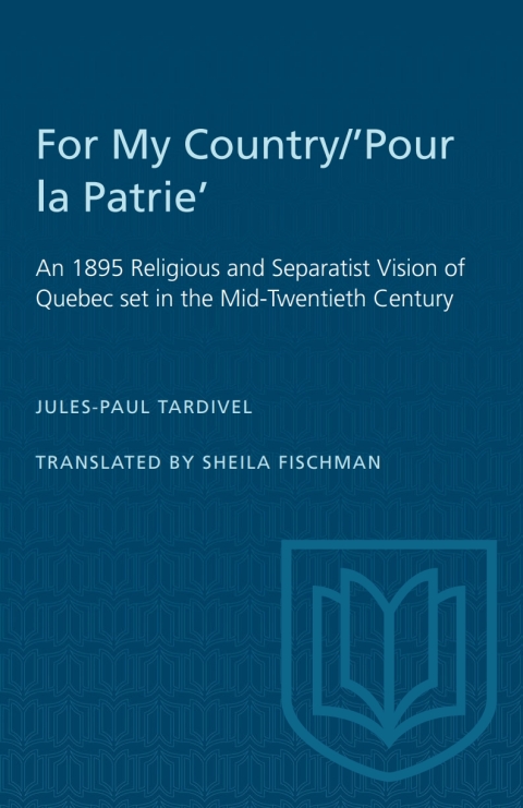 Cover image for book For My Country/'Pour la Patrie'