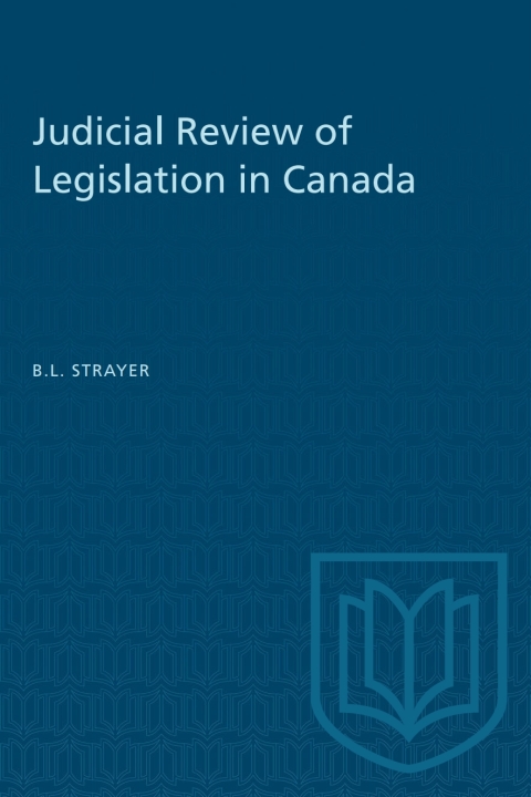 Cover image for book Judicial Review of Legislation in Canada