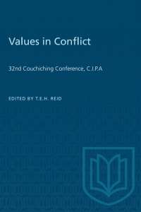 Cover image: Values in Conflict 1st edition 9781487573102