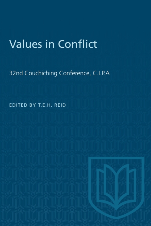 Cover image for book Values in Conflict