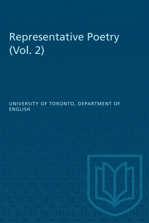 Cover image for book Representative Poetry