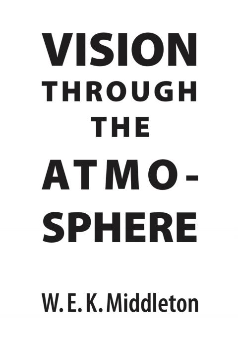 Cover image for book Vision Through the Atmosphere