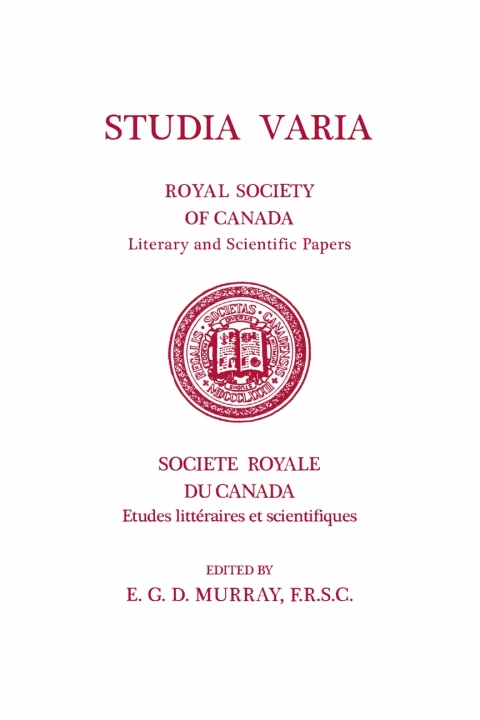 Cover image for book Studia Varia