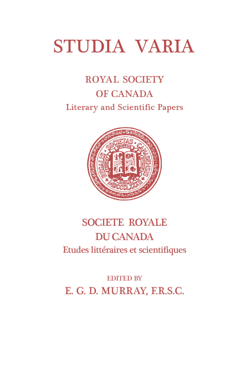 Cover image for book Studia Varia