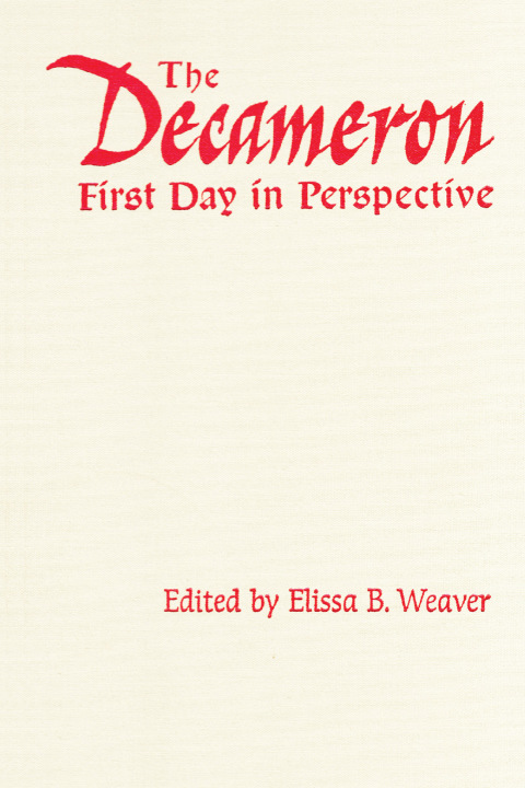 Cover image for book The Decameron First Day in Perspective