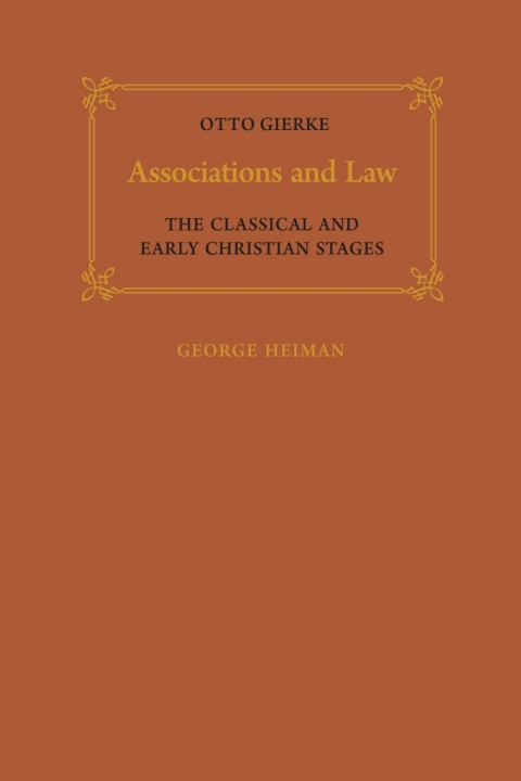 Cover image for book Associations and Law