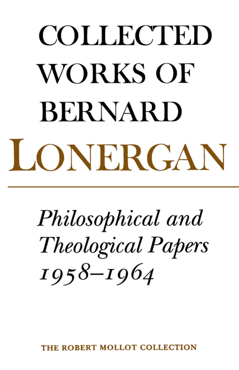 Cover image for book Philosophical and Theological Papers, 1958-1964