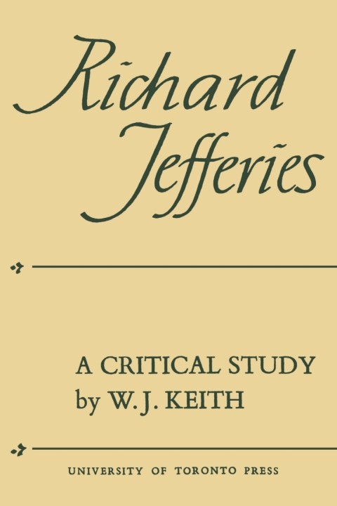 Cover image for book Richard Jefferies