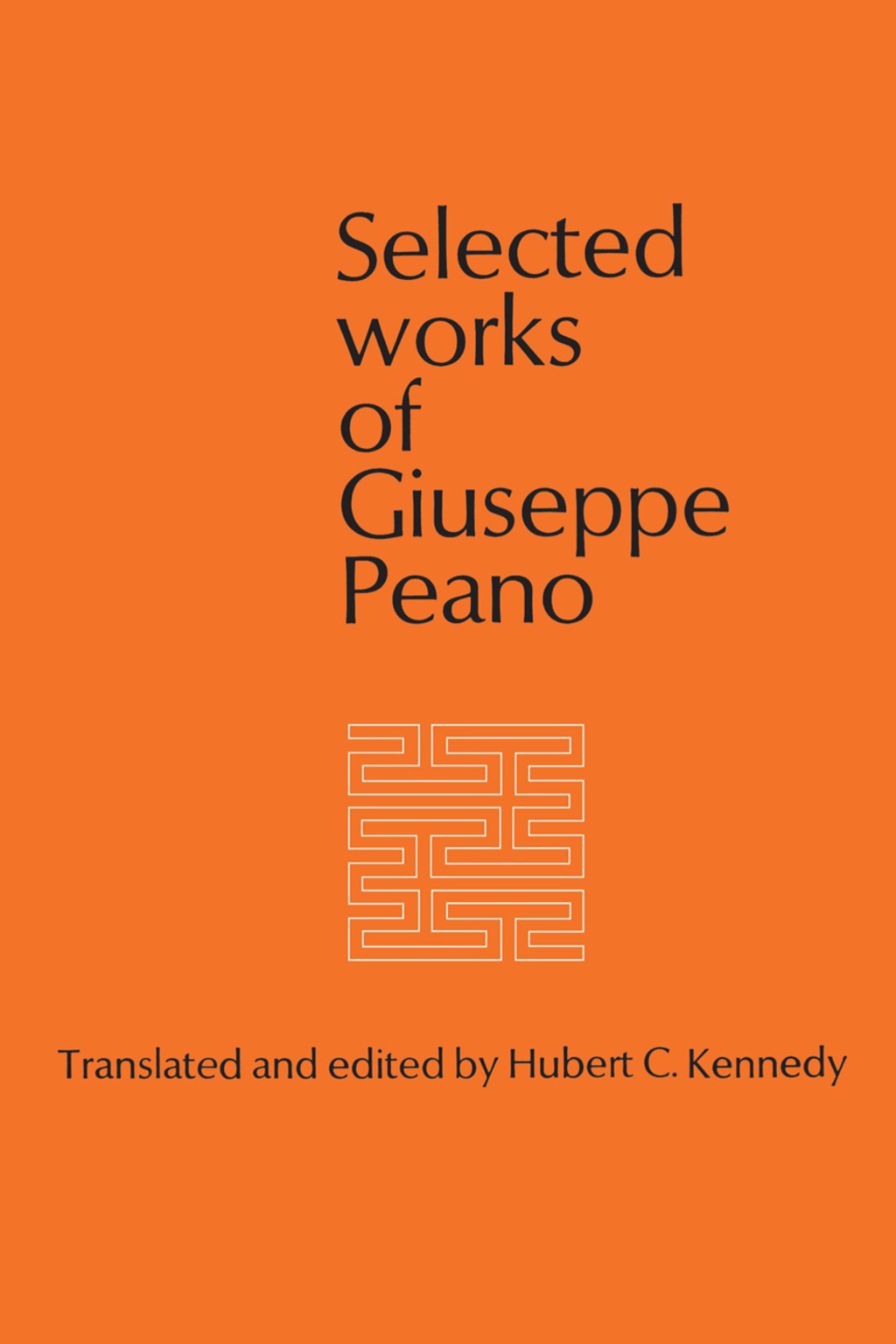 Page Fidelity Selected Works of Giuseppe Peano; $53.28