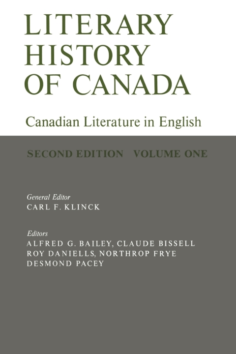 Cover image for book Literary History of Canada
