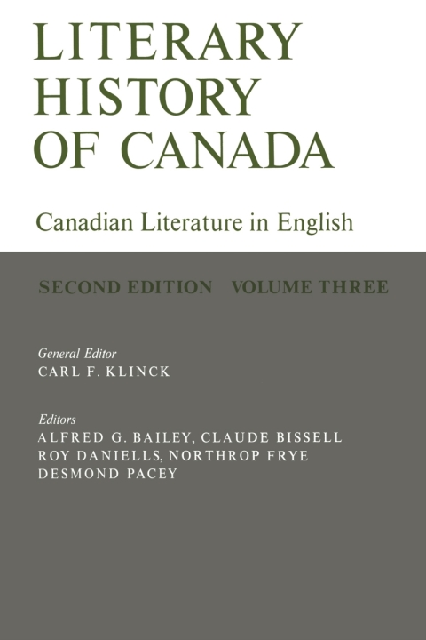 Cover image for book Literary History of  Canada