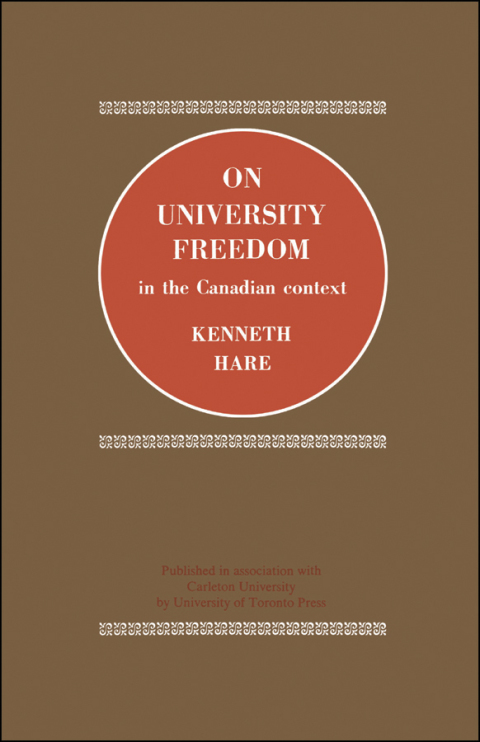 Cover image for book On University Freedom in the Canadian Context