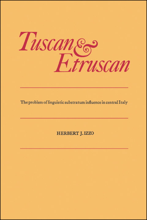 Cover image for book Tuscan and Etruscan