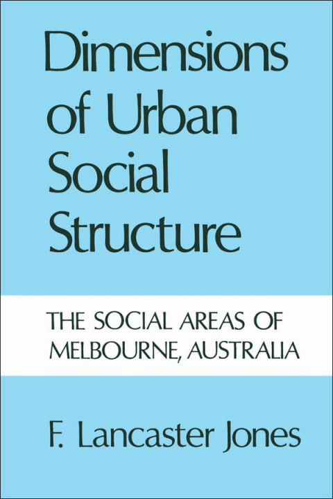 Cover image for book Dimensions of Urban Social Structure