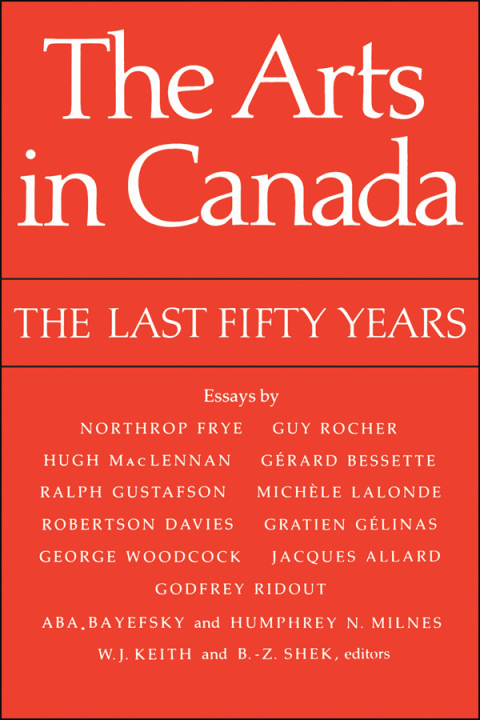 Cover image for book The Arts in Canada