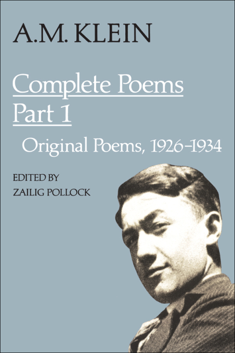 Cover image for book A.M. Klein: Complete Poems