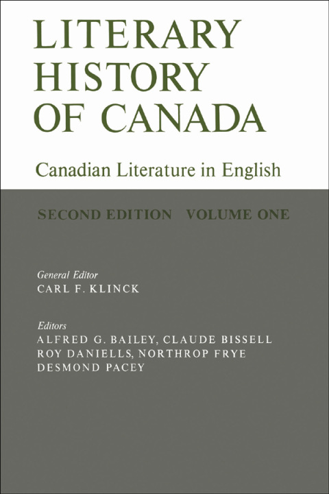 Cover image for book Literary History of Canada