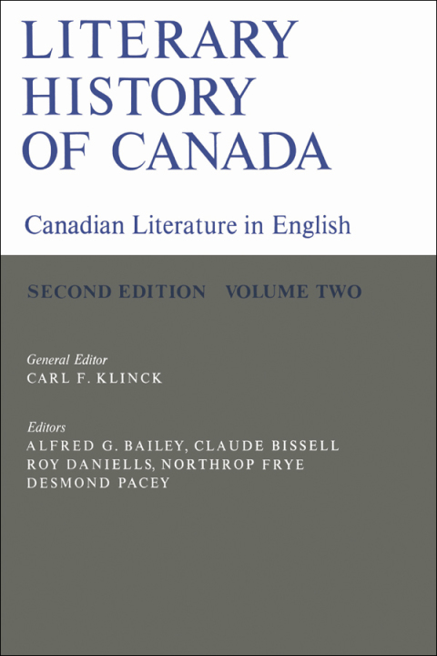 Cover image for book Literary History of Canada