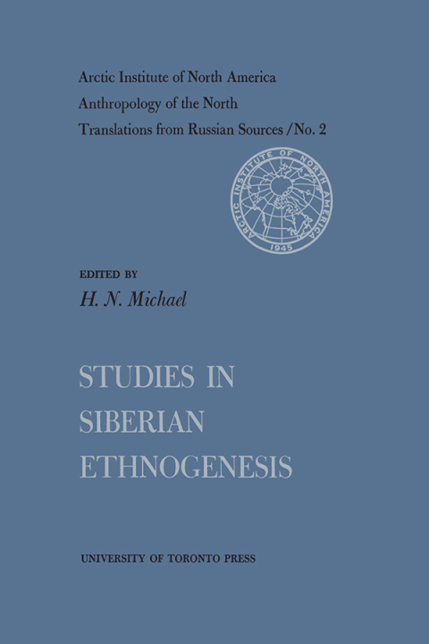 Cover image for book Studies in Siberian Ethnogenesis No. 2